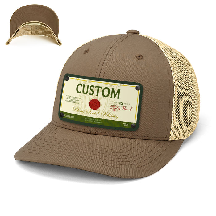 Bucanas Top-Shelf Liquor Label Hats
