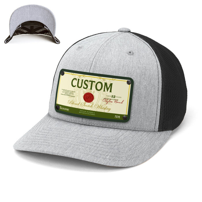 Bucanas Top-Shelf Liquor Label Hats
