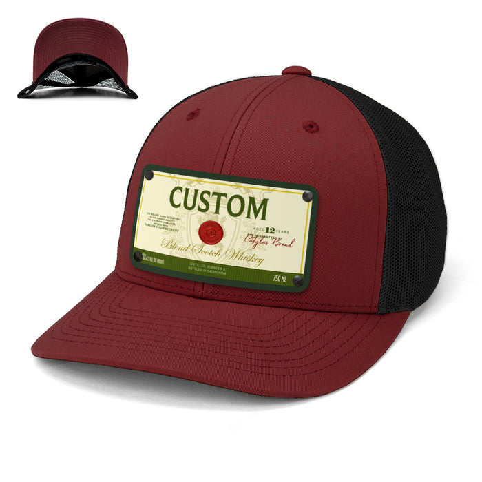 Bucanas Top-Shelf Liquor Label Hats