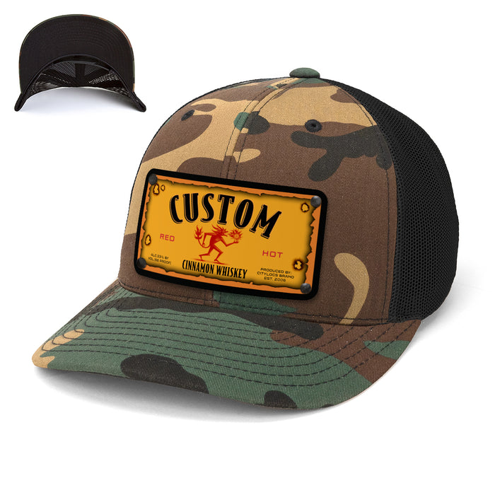 Fuego Top-Shelf Liquor Label Hats