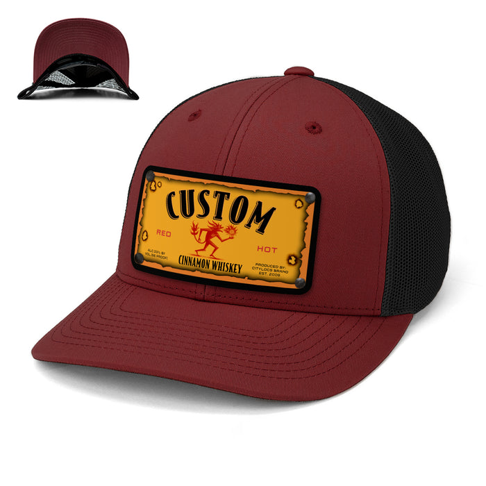 Fuego Top-Shelf Liquor Label Hats