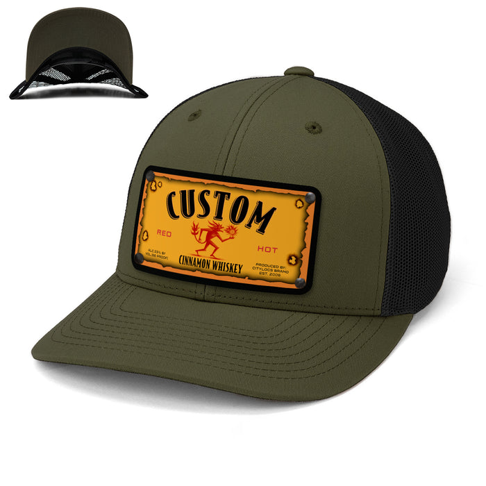 Fuego Top-Shelf Liquor Label Hats