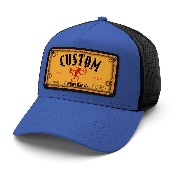 Fuego Top-Shelf Liquor Label Hats