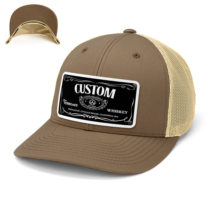 Juan Daniels Top-Shelf Liquor Label Hats