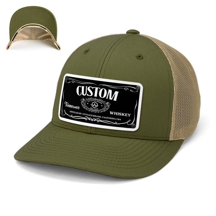 Juan Daniels Top-Shelf Liquor Label Hats