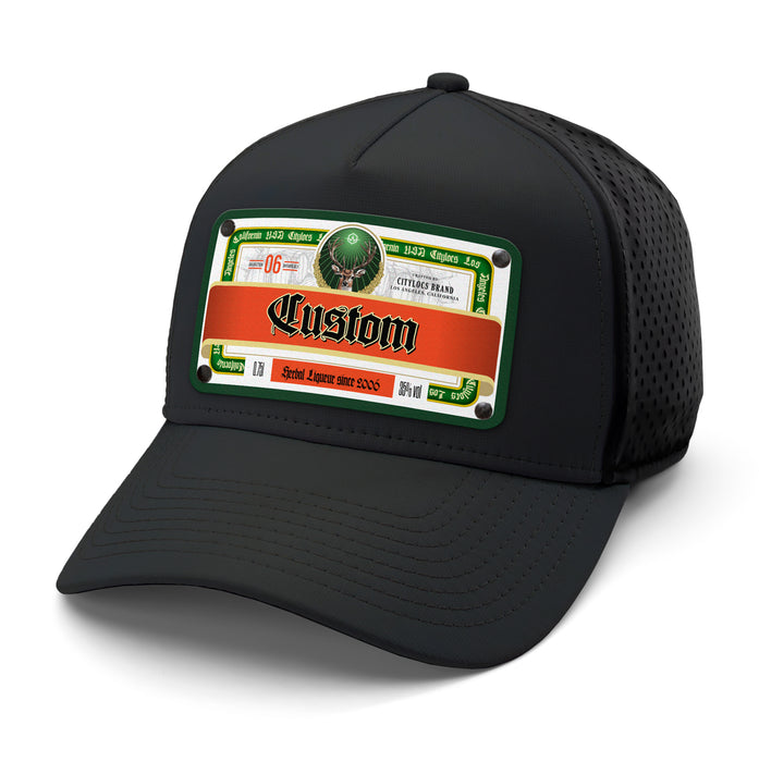 Black Antler Top-Shelf Liquor Label Hats