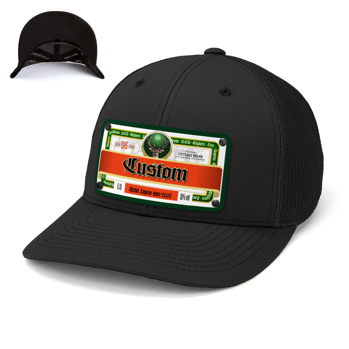 Black Antler Top-Shelf Liquor Label Hats