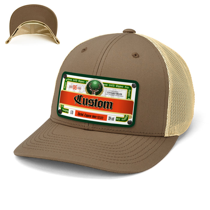 Black Antler Top-Shelf Liquor Label Hats