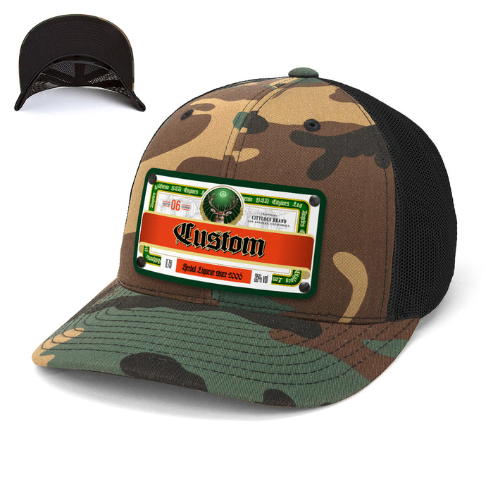 Black Antler Top-Shelf Liquor Label Hats