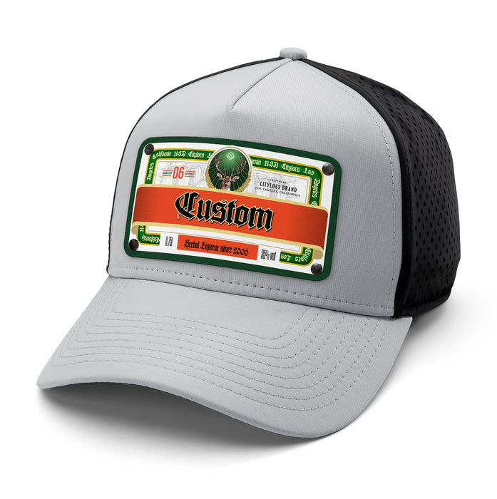 Black Antler Top-Shelf Liquor Label Hats