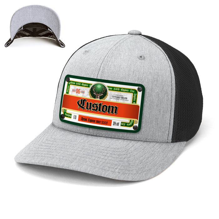 Black Antler Top-Shelf Liquor Label Hats