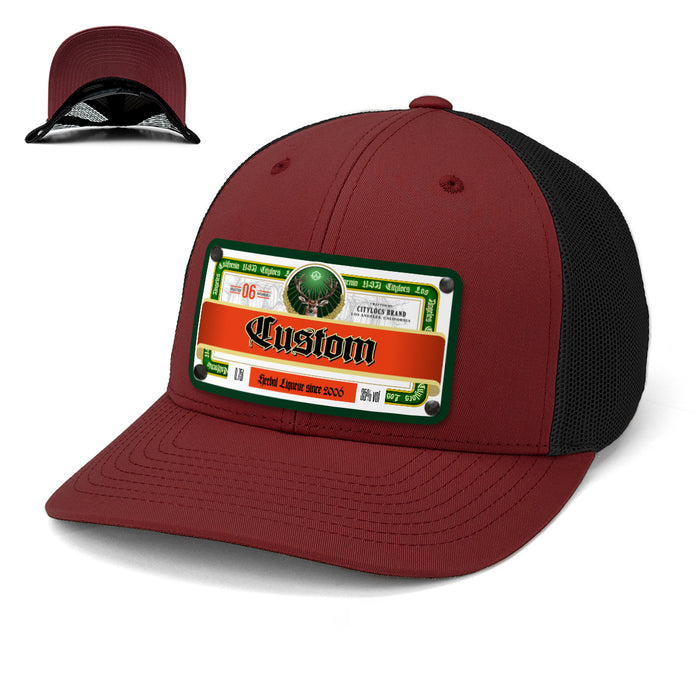 Black Antler Top-Shelf Liquor Label Hats