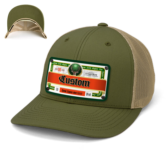Black Antler Top-Shelf Liquor Label Hats
