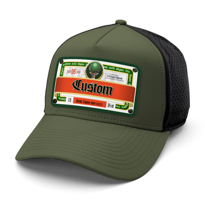 Black Antler Top-Shelf Liquor Label Hats