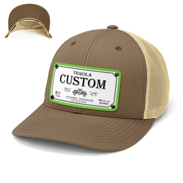 El Jefe Top-Shelf Liquor Label Hats