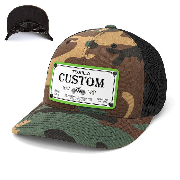 El Jefe Top-Shelf Liquor Label Hats