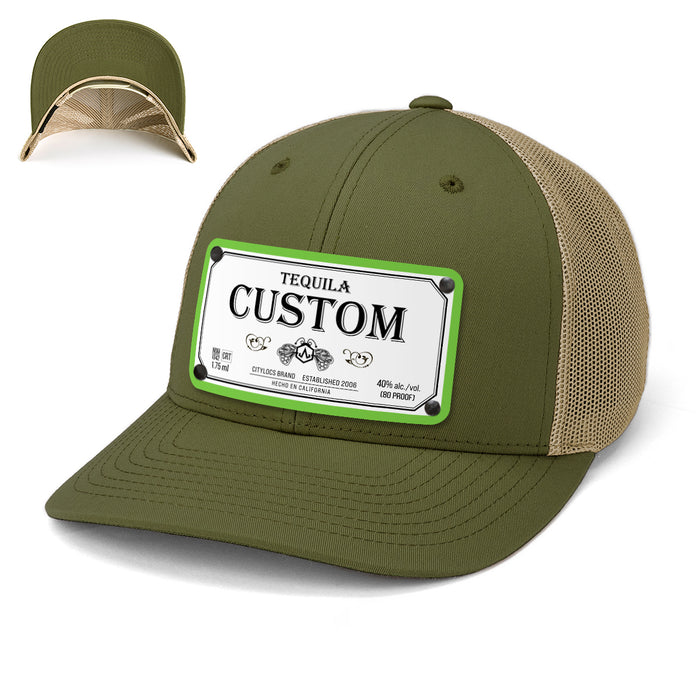 El Jefe Top-Shelf Liquor Label Hats