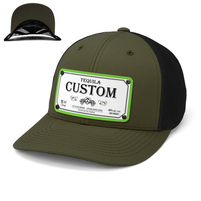 El Jefe Top-Shelf Liquor Label Hats