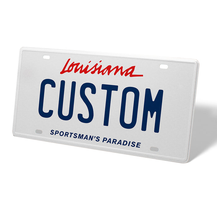 Louisiana Metal License Plate