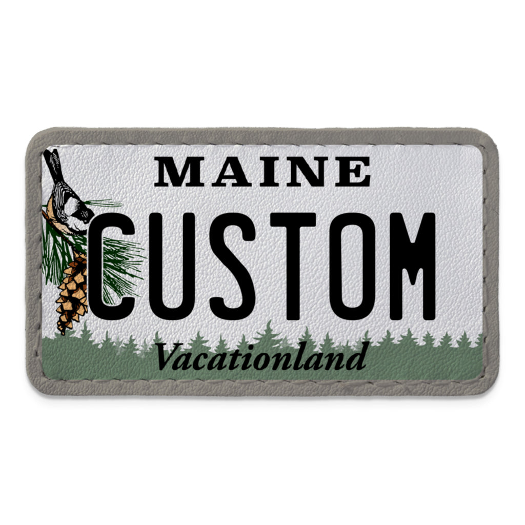 Swap Patch Maine License Plate