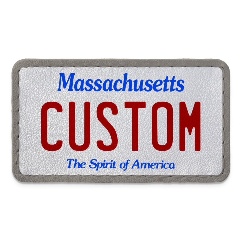 Swap Patch Massachusetts License Plate