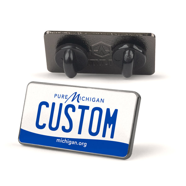 Michigan 2021 License Plate Enamel Pin