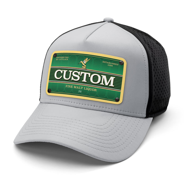 Mikeys Beverage Label Custom Hat