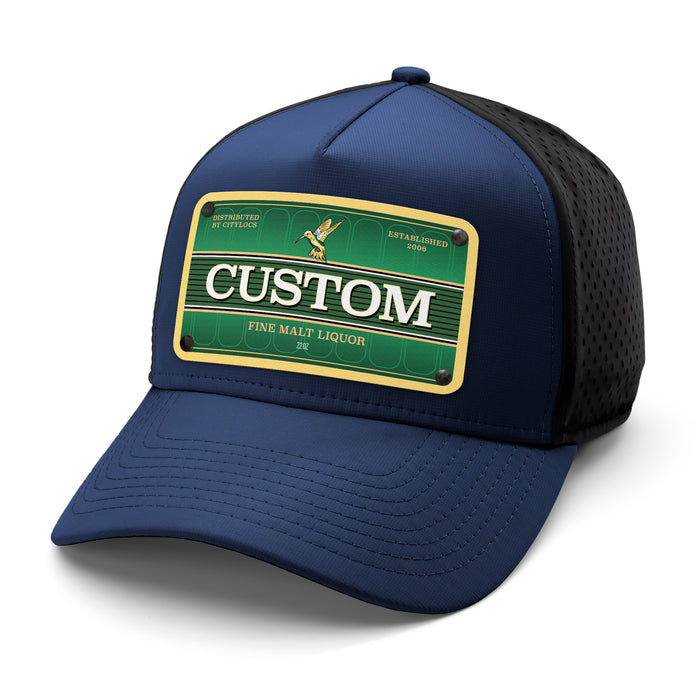 Mikeys Beverage Label Custom Hat
