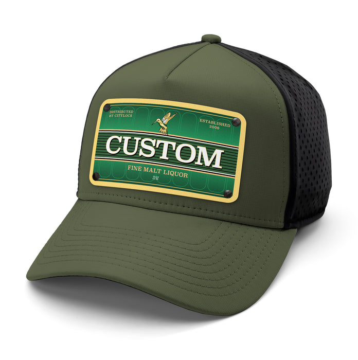 Mikeys Beverage Label Custom Hat