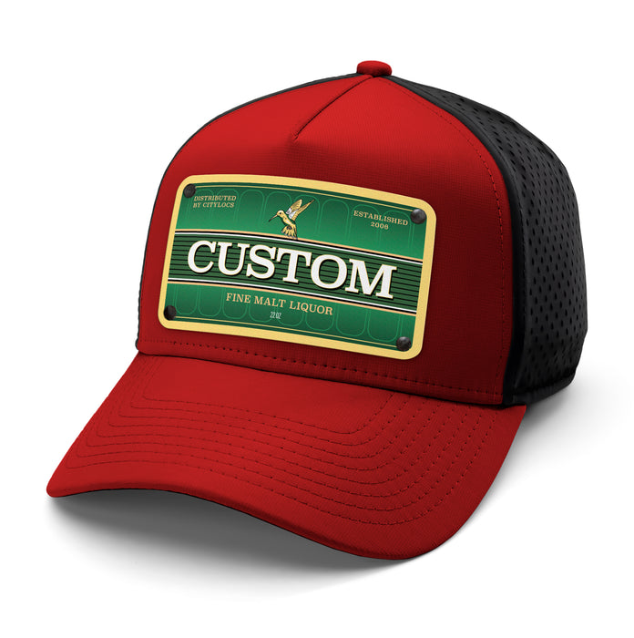 Mikeys Beverage Label Custom Hat