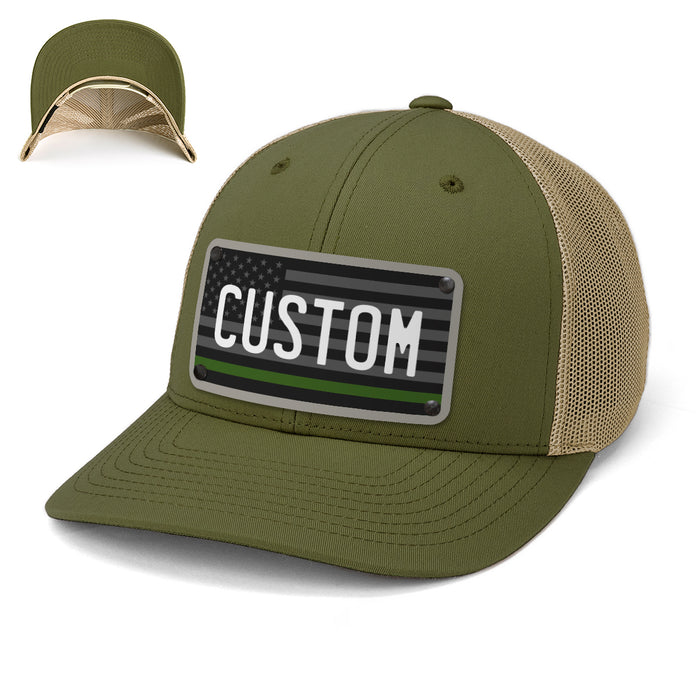 Military First Responder Plate Hat