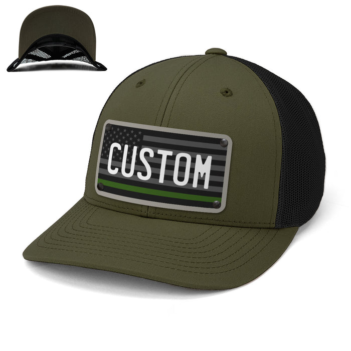 Military First Responder Plate Hat