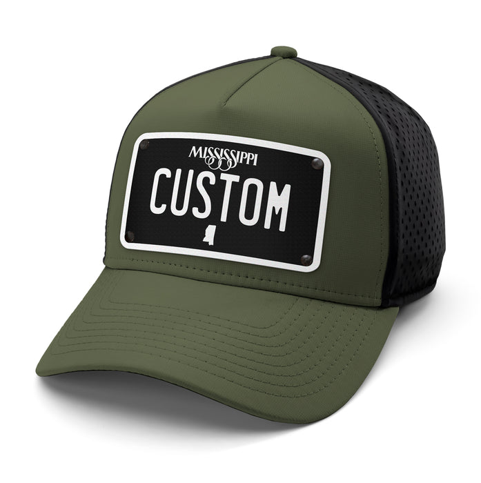 Mississippi Blackout Plate Hat