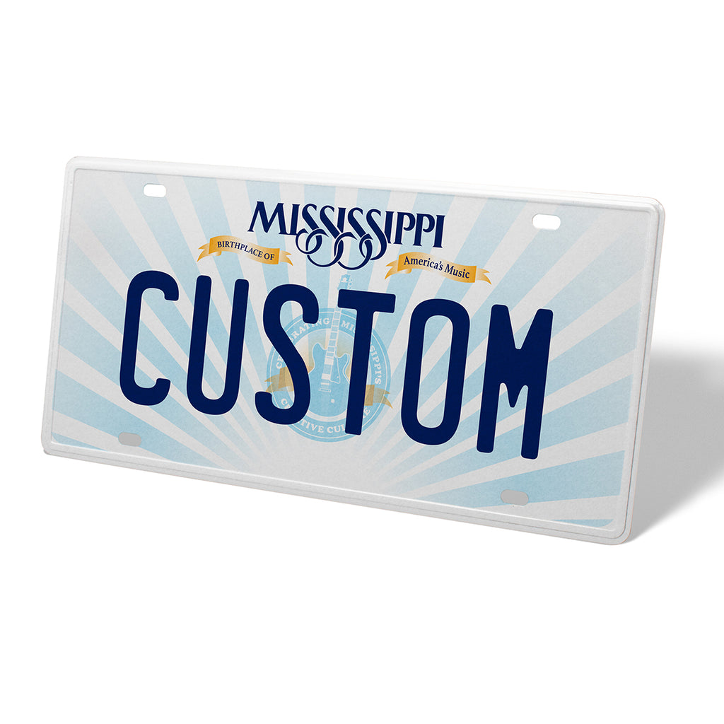 Mississippi Metal License Plate