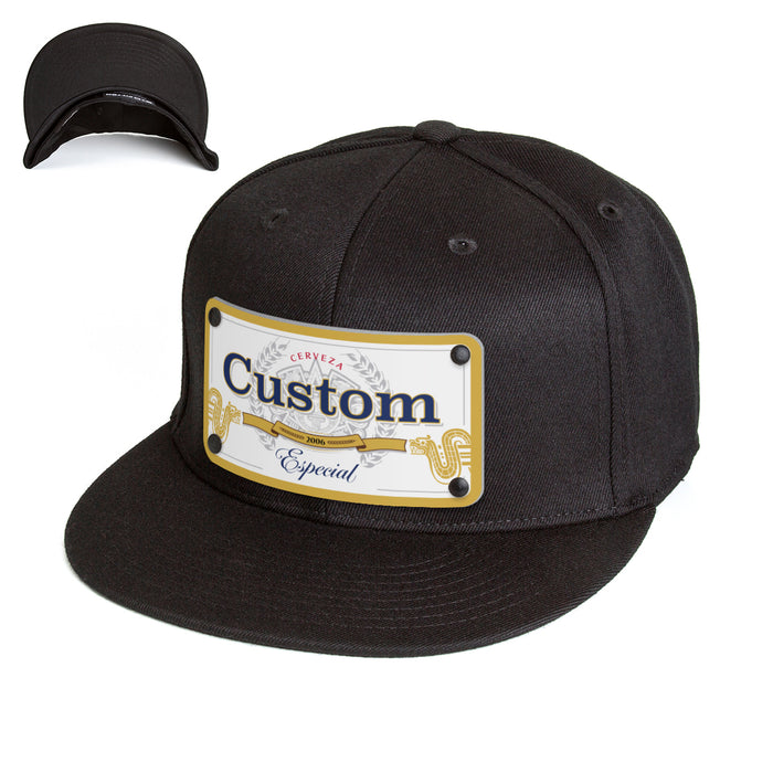 Model Beverage Label Custom Hat