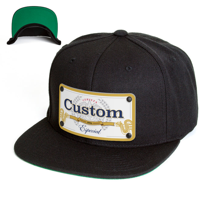 Model Beverage Label Custom Hat