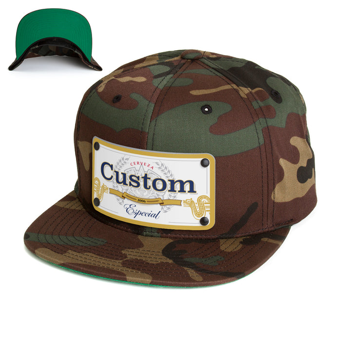 Model Beverage Label Custom Hat
