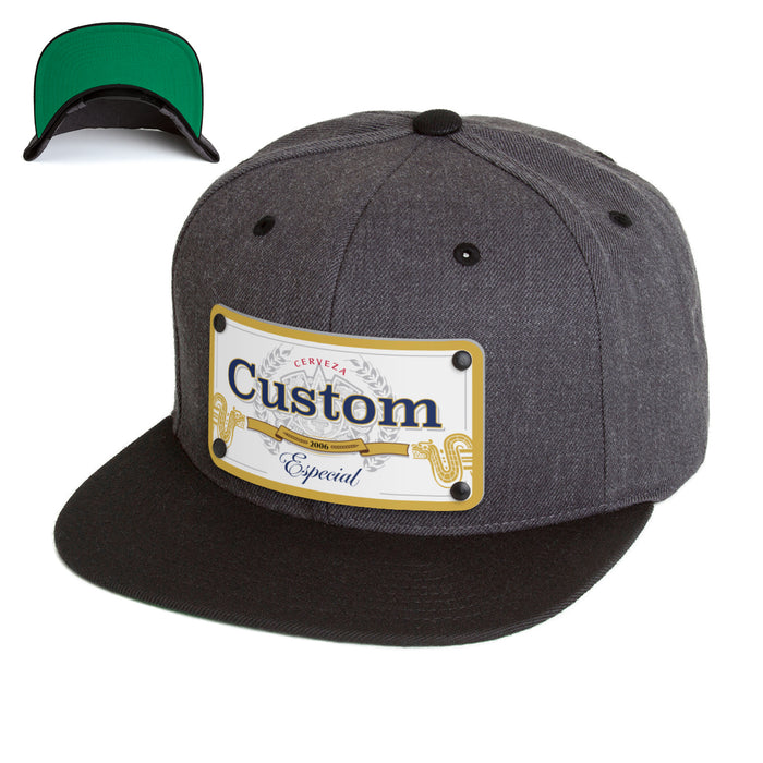 Model Beverage Label Custom Hat