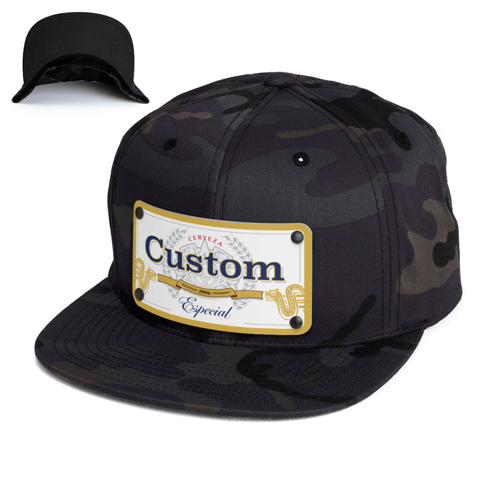 Model Beverage Label Custom Hat
