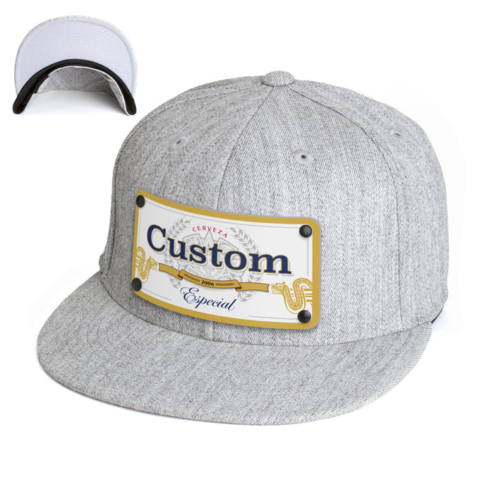 Model Beverage Label Custom Hat