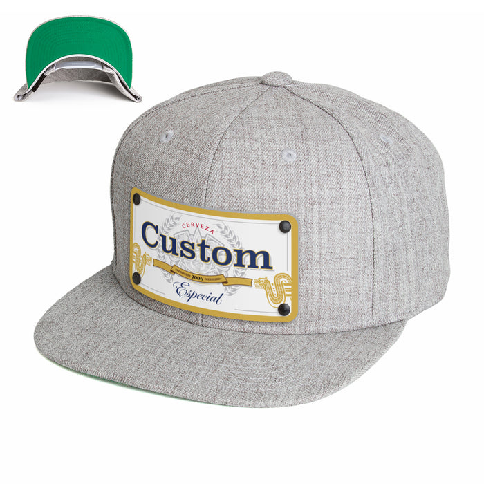 Model Beverage Label Custom Hat