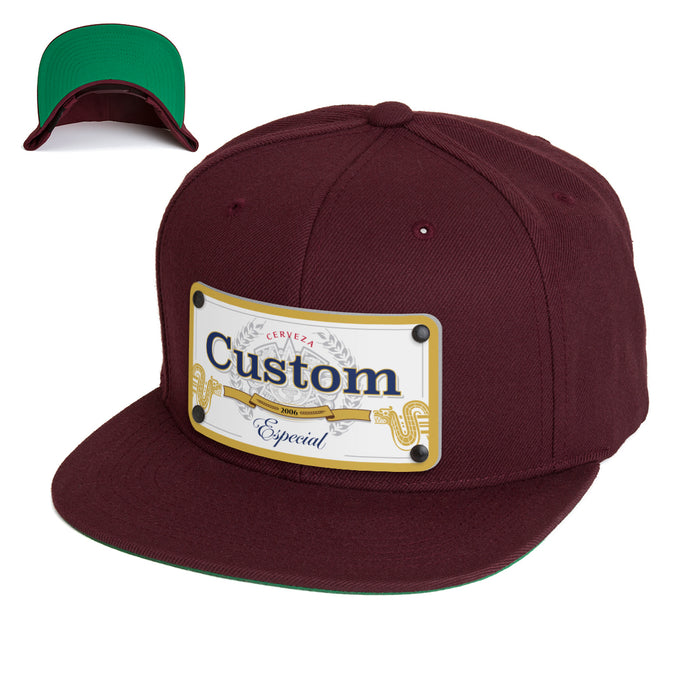 Model Beverage Label Custom Hat