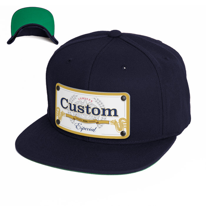 Model Beverage Label Custom Hat