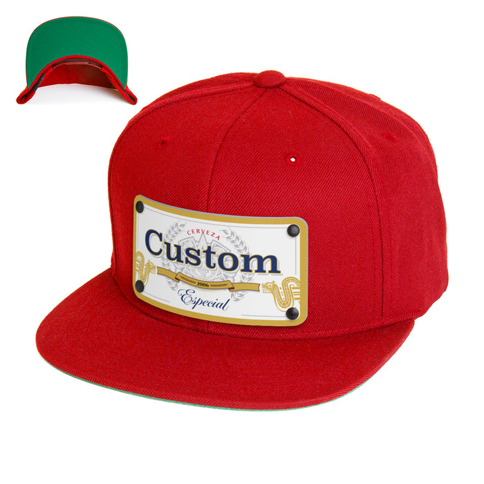 Model Beverage Label Custom Hat