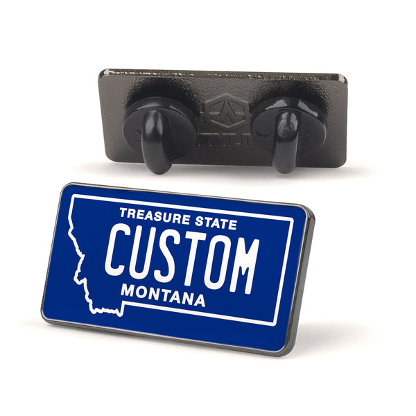 Montana License Plate Enamel Pin