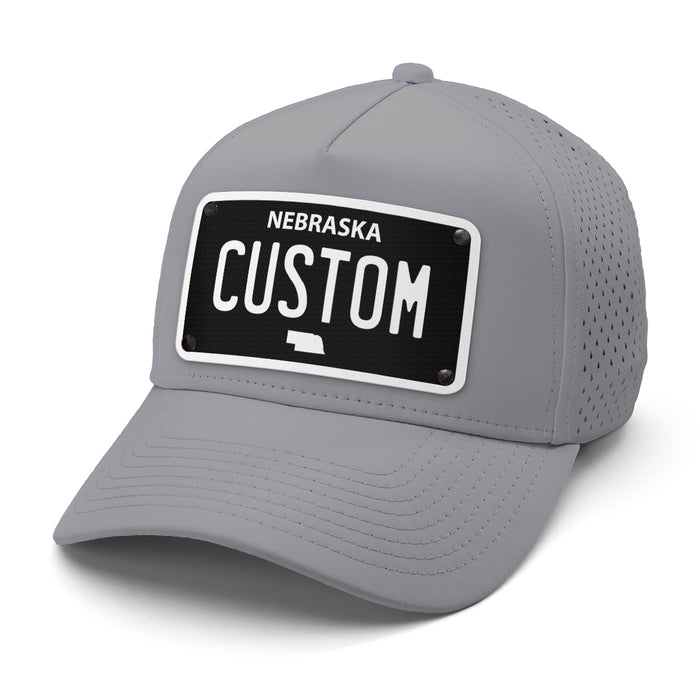 Nebraska Blackout Plate Hat