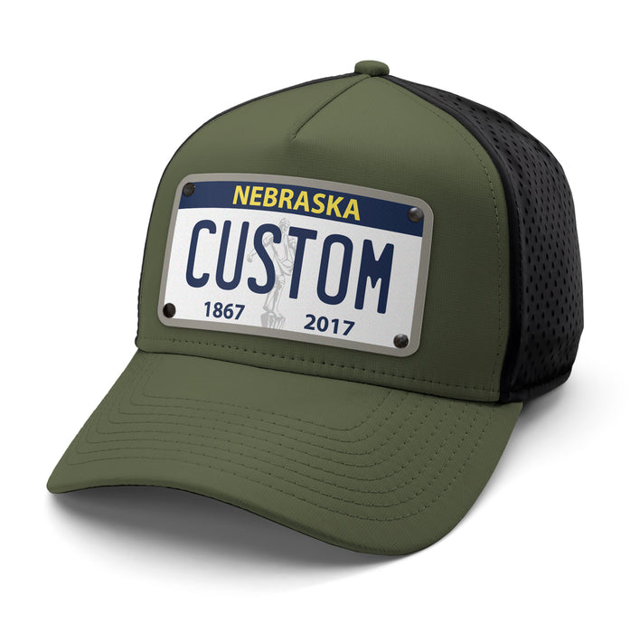 Nebraska Plate Hat