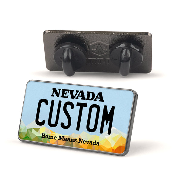 Nevada 2022 License Plate Enamel Pin