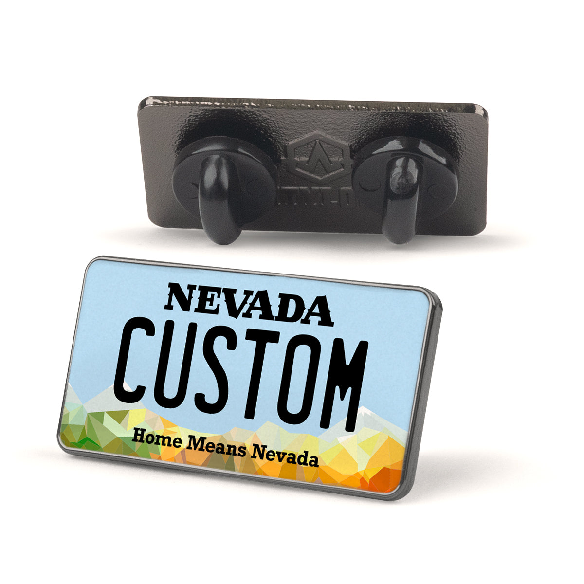 Nevada 2022 License Plate Enamel Pin — CityLocs