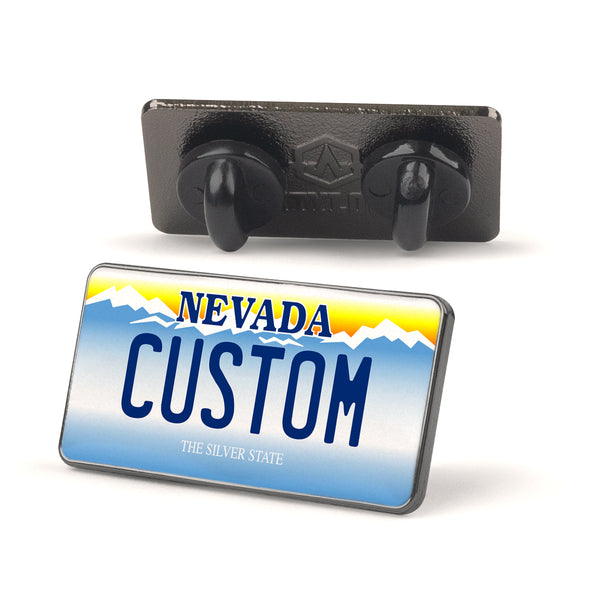 Nevada License Plate Enamel Pin